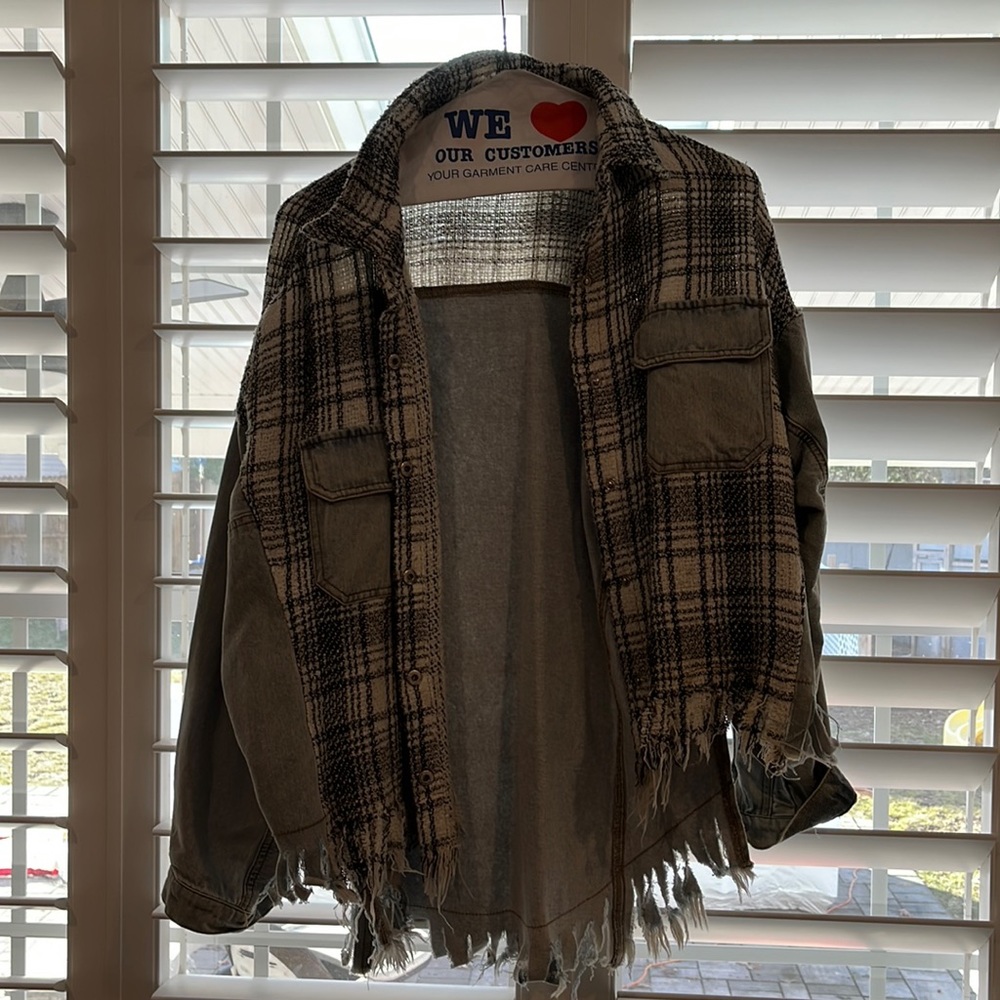 Dance & marvel jean and plaid jacket